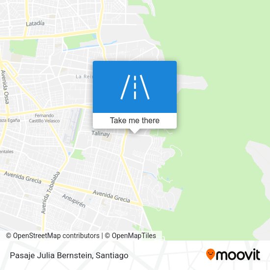 Mapa de Pasaje Julia Bernstein