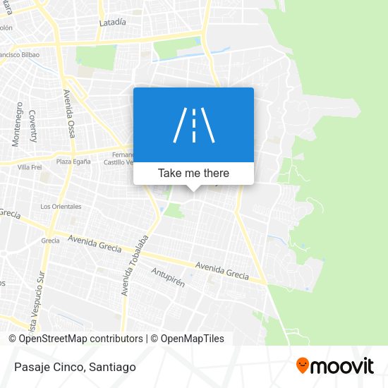Mapa de Pasaje Cinco