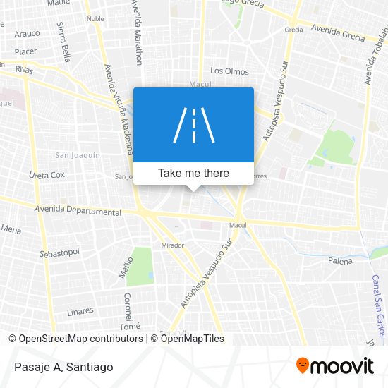 Mapa de Pasaje A