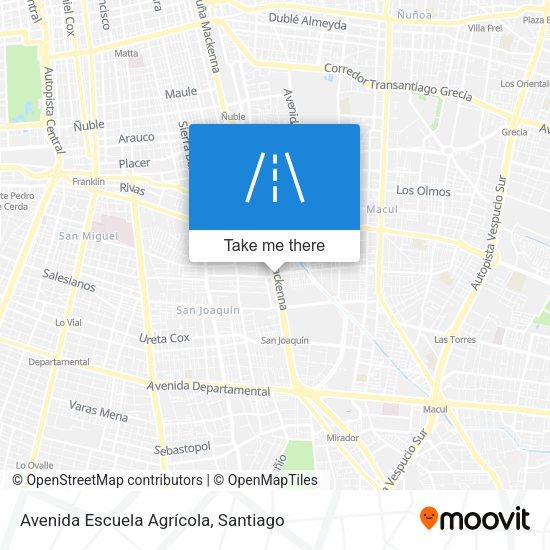 Avenida Escuela Agrícola map