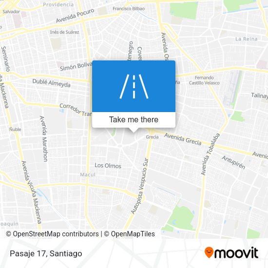 Mapa de Pasaje 17