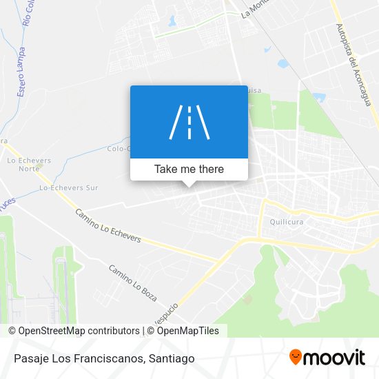 Mapa de Pasaje Los Franciscanos