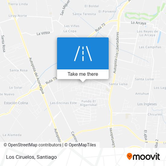Mapa de Los Ciruelos