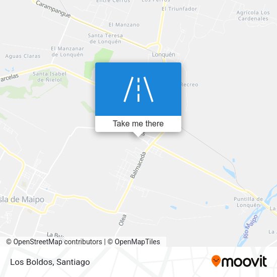 Mapa de Los Boldos