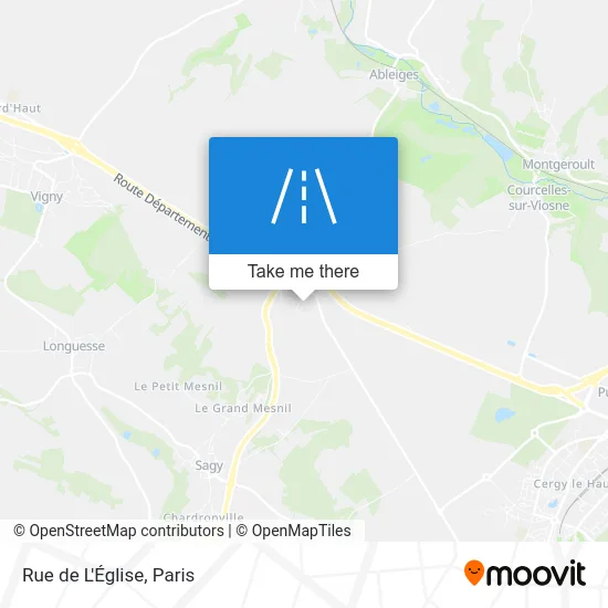 Rue de L'Église map