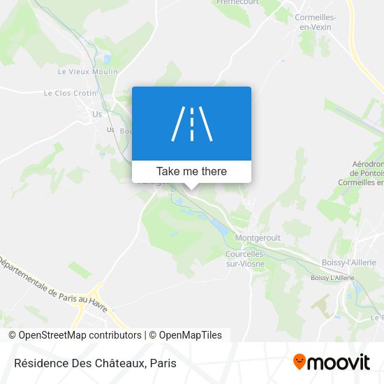 Résidence Des Châteaux map