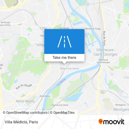 Villa Médicis map