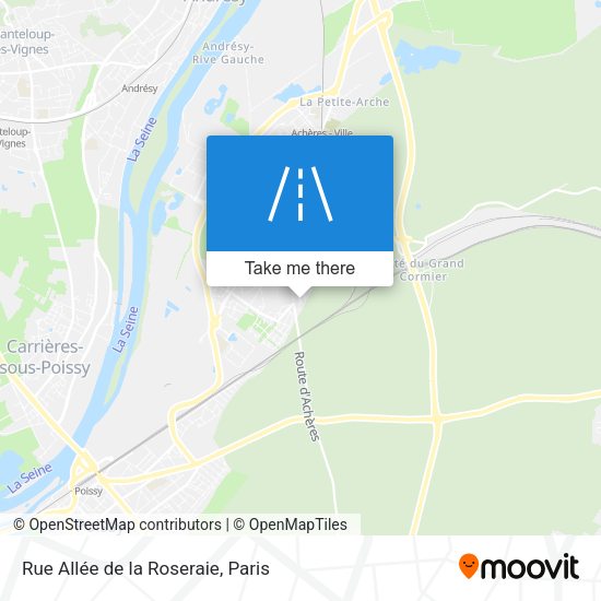 Rue Allée de la Roseraie map