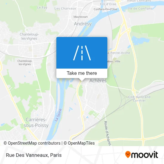 Rue Des Vanneaux map