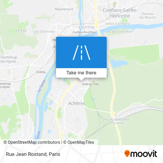 Rue Jean Rostand map