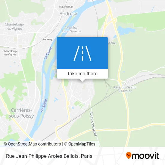 Rue Jean-Philippe Aroles Bellais map