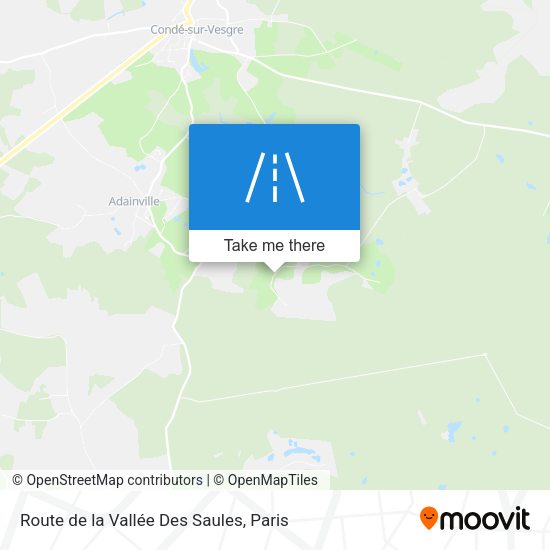 Route de la Vallée Des Saules map