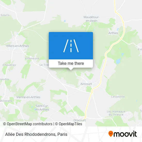 Allée Des Rhododendrons map
