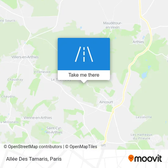 Allée Des Tamaris map
