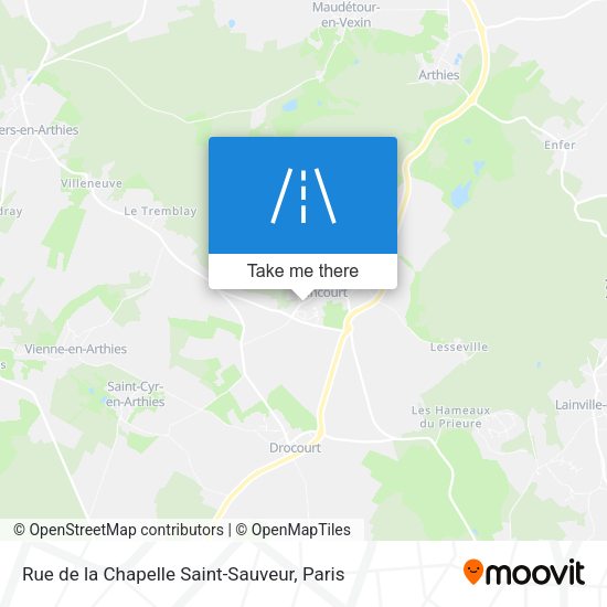 Rue de la Chapelle Saint-Sauveur map