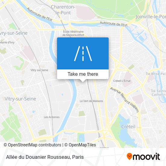 Allée du Douanier Rousseau map