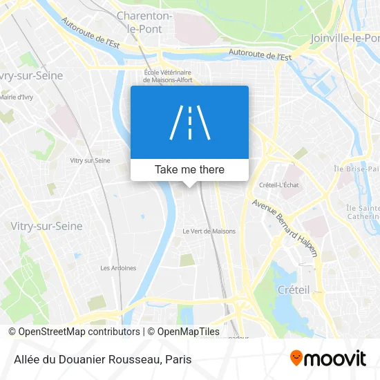 Allée du Douanier Rousseau map