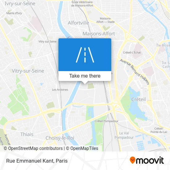 Rue Emmanuel Kant map