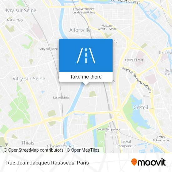 Rue Jean-Jacques Rousseau map