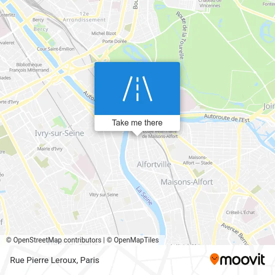 Rue Pierre Leroux map