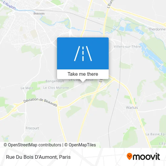 Rue Du Bois D'Aumont map