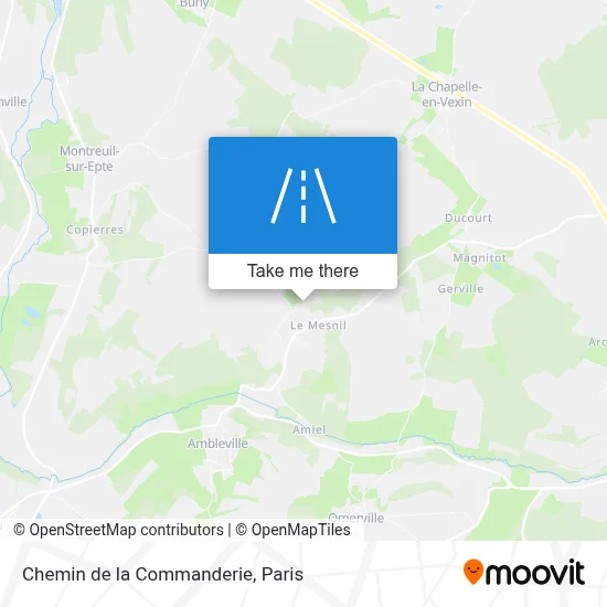 Chemin de la Commanderie map