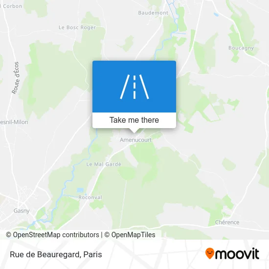 Rue de Beauregard map