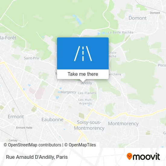 Rue Arnauld D'Andilly map