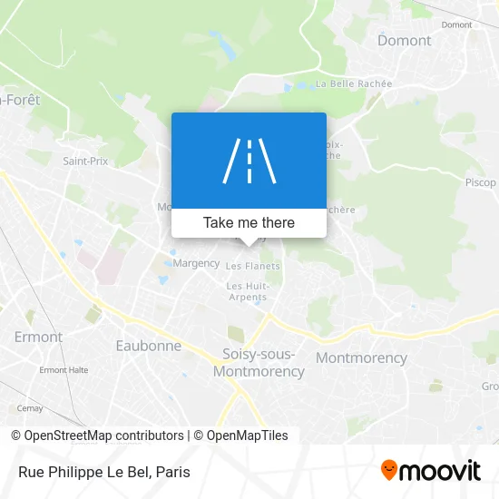 Rue Philippe Le Bel map