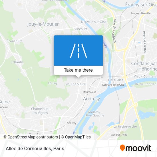Allée de Cornouailles map