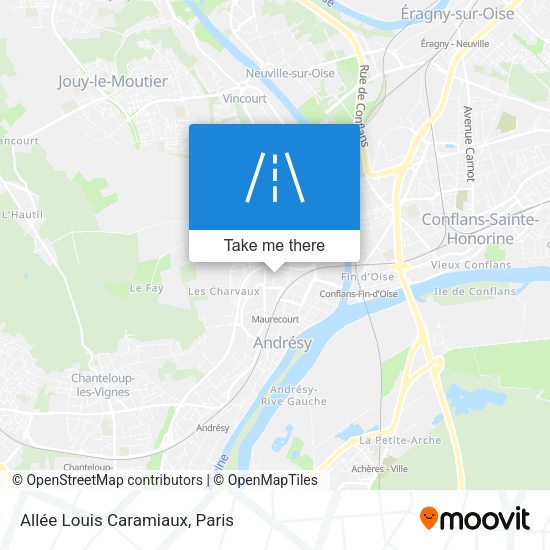 Allée Louis Caramiaux map