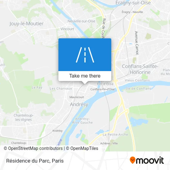 Résidence du Parc map