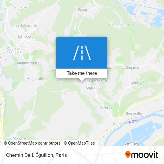 Chemin De L'Éguillon map
