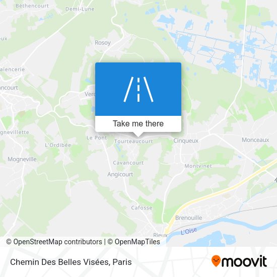Chemin Des Belles Visées map