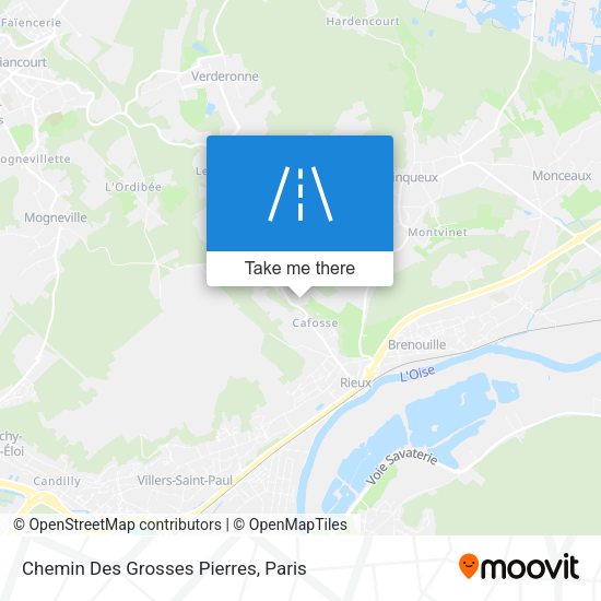 Chemin Des Grosses Pierres map