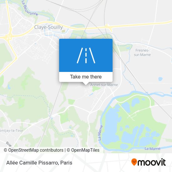 Allée Camille Pissarro map