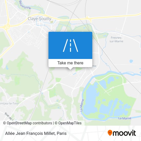 Allée Jean François Millet map