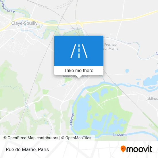 Rue de Marne map