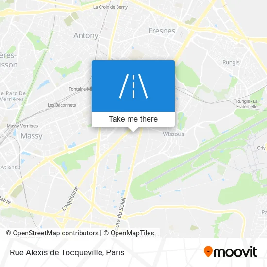 Rue Alexis de Tocqueville map