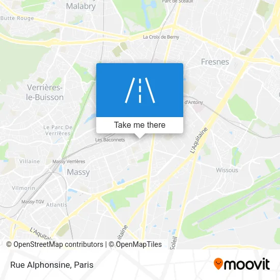 Rue Alphonsine map