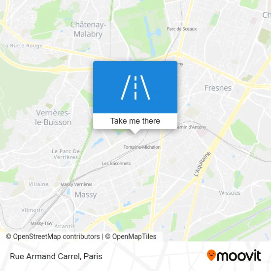 Rue Armand Carrel map