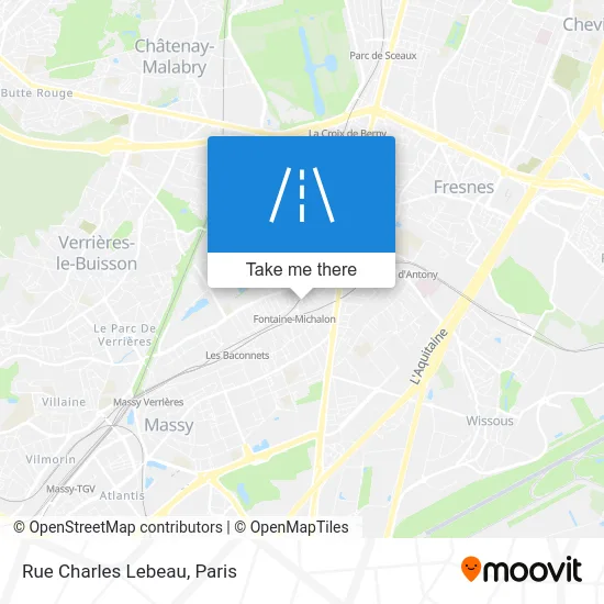 Rue Charles Lebeau map