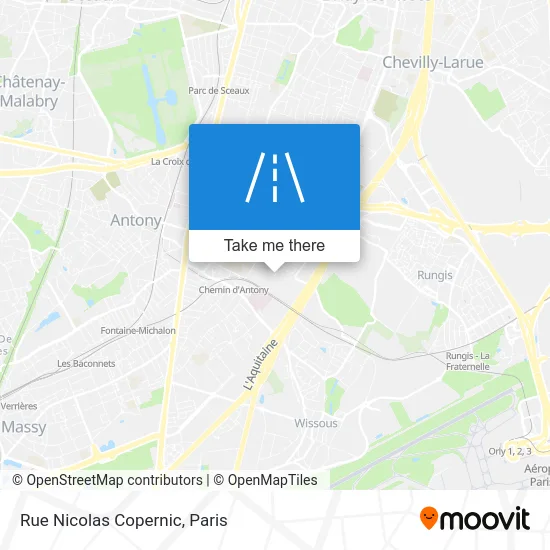 Mapa Rue Nicolas Copernic