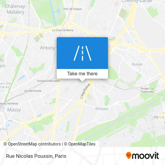 Rue Nicolas Poussin map