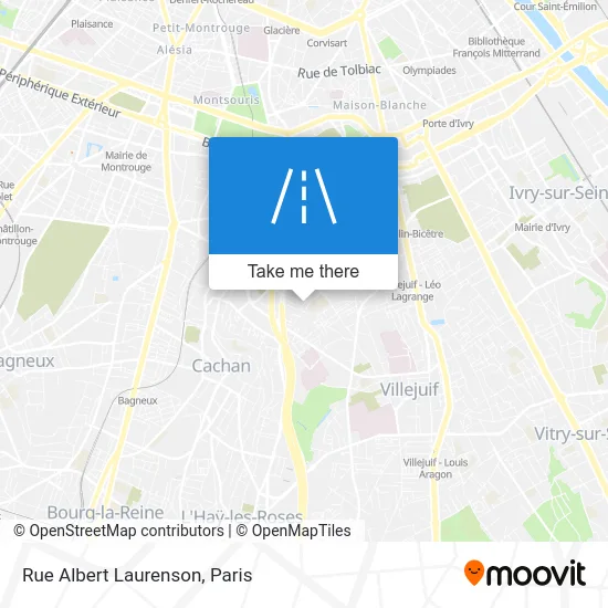 Rue Albert Laurenson map