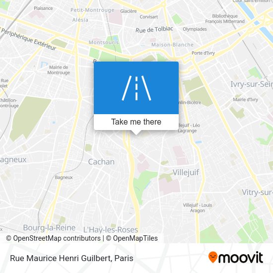 Rue Maurice Henri Guilbert map