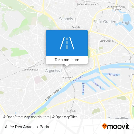 Allée Des Acacias map