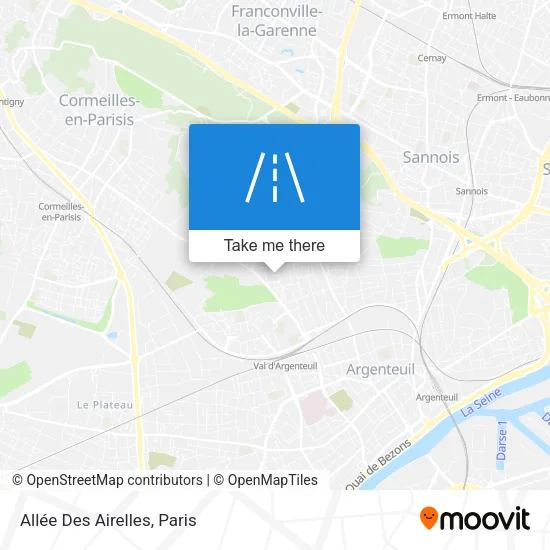 Allée Des Airelles map