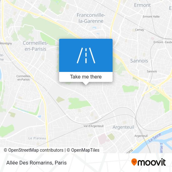 Allée Des Romarins map