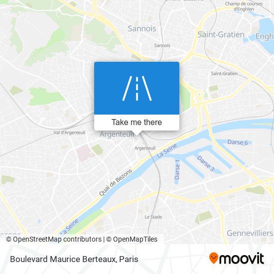 Mapa Boulevard Maurice Berteaux